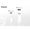 Cargador Conceptronic 2 puertos 20W GaN USB PD, USB-C x 1, USB-A x 1 ALTHEA15W