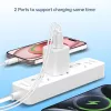 Cargador Conceptronic 2 puertos 20W GaN USB PD, USB-C x 1, USB-A x 1 ALTHEA15W