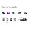 Cargador Conceptronic 2 puertos 33W GaN USB PD con cable de carga 3en1, USB-C x 1, USB-A x 1, QC 3.0, PPS