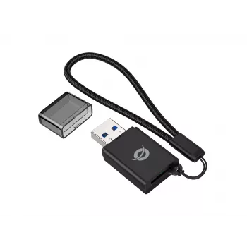 Lector de tarjetas TF/MicroSD 3.0 Conceptronic BIAN07B, UHS-I, USB 3.0, 5Gbps