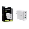 Conceptronic ALTHEA22W100 cargador GaN USB PD de 4 puertos 100W, USB-C x 3, USB-A x 1, QC 3.0, PPS, PD 3.0