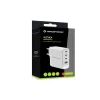 Conceptronic ALTHEA22W100 cargador GaN USB PD de 4 puertos 100W, USB-C x 3, USB-A x 1, QC 3.0, PPS, PD 3.0