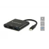 Conceptronic DONN01B dock para portátil/replicador de puertos USB 3.2 Gen 1 (3.1 Gen 1) Type-C negro