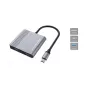 Conceptronic DONN13G dock para portátil/replicador de puertos con cable USB 3.2 Gen 1 (3.1 Gen 1) Type-C gris