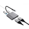 Conceptronic DONN13G dock para portátil/replicador de puertos con cable USB 3.2 Gen 1 (3.1 Gen 1) Type-C gris