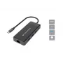 Conceptronic DONN14G dock para portátil/replicador de puertos con cable USB 3.2 Gen 1 (3.1 Gen 1) Type-C gris