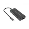 Conceptronic DONN14G dock para portátil/replicador de puertos con cable USB 3.2 Gen 1 (3.1 Gen 1) Type-C gris