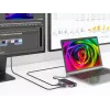 Conceptronic DONN14G dock para portátil/replicador de puertos con cable USB 3.2 Gen 1 (3.1 Gen 1) Type-C gris