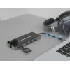 Conceptronic DONN15G dock para portátil/replicador de puertos con cable USB 3.2 Gen 1 (3.1 Gen 1) Type-C gris