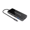 Conceptronic DONN15G dock para portátil/replicador de puertos con cable USB 3.2 Gen 1 (3.1 Gen 1) Type-C gris