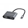 Conceptronic DONN16G cable USB 3.2 Gen 1 Type-C gris 100W 4K Ultra HD