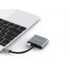 Conceptronic DONN16G cable USB 3.2 Gen 1 Type-C gris 100W 4K Ultra HD