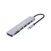 Conceptronic DONN19G estación de acoplamiento 7 en 1 USB 3.2 Gen 1, HDMI, USB-A 3.0 x 3, SD, TF/MicroSD, 100W USB PD