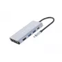 Conceptronic DONN20G estación de acoplamiento 10 en 1 USB 3.2 Gen 1, HDMI, VGA, USB-A 3.0 x 3, SD, TF/MicroSD, Audio, GbE LAN, 100W USB PD