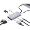 Conceptronic DONN20G estación de acoplamiento 10 en 1 USB 3.2 Gen 1, HDMI, VGA, USB-A 3.0 x 3, SD, TF/MicroSD, Audio, GbE LAN, 100W USB PD