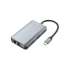 Conceptronic DONN21G dock para portátil/replicador de puertos con cable USB 3.2 Gen 1 (3.1 Gen 1) Type-C gris