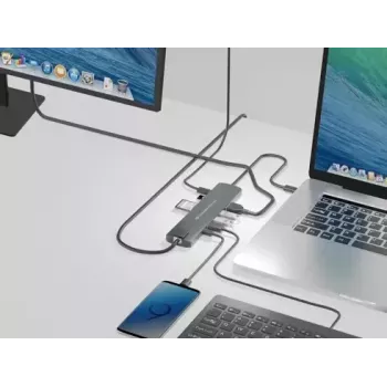 Conceptronic DONN adaptador hub USB multifuncional 9 en 1