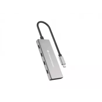 Conceptronic HUBBIES16G hub de interfaces USB 3.2 Gen 2 (3.1 Gen 2) Type-C 10000 Mbit/s gris