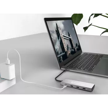 Conceptronic HUBBIES16G hub de interfaces USB 3.2 Gen 2 (3.1 Gen 2) Type-C 10000 Mbit/s gris