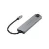 Conceptronic DONN29G estación de acoplamiento 6 en 1 USB 3.2 Gen 2, 4K60Hz HDMI, USB-A 10Gbps x 2, USB-C 10Gbps, GbE LAN, 140W USB PD 3.1