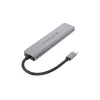 Estación de acoplamiento 6 en 1 USB 3.2 Gen 1 CONCEPTRONIC DONN33G HDMI, 2×USB-A 5Gbps, 2×USB-C 5Gbps, 100W USB PD, Plata