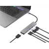 Estación de acoplamiento 6 en 1 USB 3.2 Gen 1 CONCEPTRONIC DONN33G HDMI, 2×USB-A 5Gbps, 2×USB-C 5Gbps, 100W USB PD, Plata
