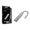 Estación de acoplamiento 6 en 1 USB 3.2 Gen 1 CONCEPTRONIC DONN33G HDMI, 2×USB-A 5Gbps, 2×USB-C 5Gbps, 100W USB PD, Plata