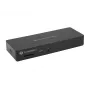 Conceptronic DONN30B base de conexión Thunderbolt 4 13 en 1, 40 Gbit/s, 96 W, HDMI, 2x USB-A, USB-C, LAN 2,5GbE, lector de tarjetas SD, negra
