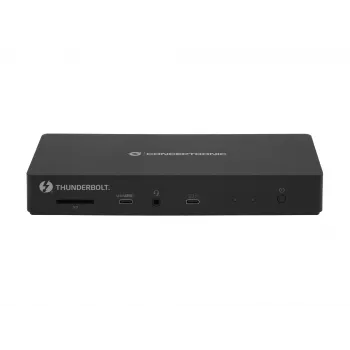 Conceptronic DONN30B estación de acoplamiento Thunderbolt 4 13 en 1, con cable, Thunderbolt 4, 96 W, 3,5 mm, 10,100,1000,2000,2500 Mbit/s, IEEE 802.3bz