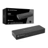 Conceptronic DONN30B base de conexión Thunderbolt 4 13 en 1, 40 Gbit/s, 96 W, HDMI, 2x USB-A, USB-C, LAN 2,5GbE, lector de tarjetas SD, negra