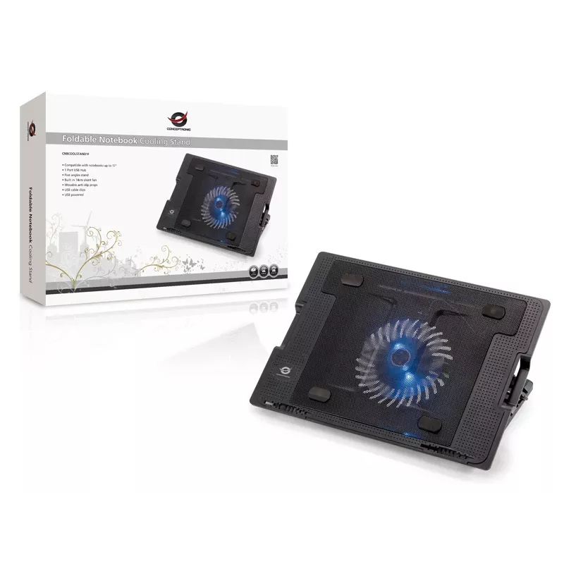 Conceptronic THANA base refrigeradora para portátil, apta para hasta 17