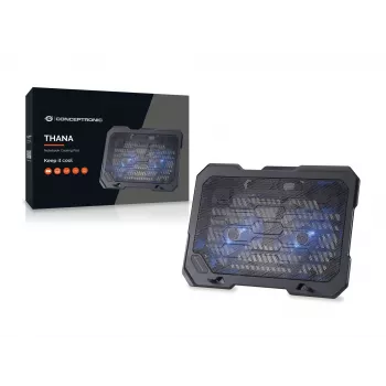 Conceptronic THANA base refrigeradora para portátil, apta para hasta 15,6