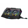 Conceptronic THYIA ERGO soporte refrigerador gaming para portátil con 2 ventiladores, 43,2 cm (17 inch), 2 uds., botones, negro, azul, verde, rojo, China