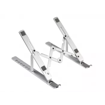 Conceptronic THANA04S ERGO soporte refrigerador plegable para portátil de aluminio