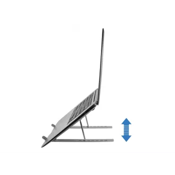 Conceptronic THANA04S ERGO soporte refrigerador plegable para portátil de aluminio