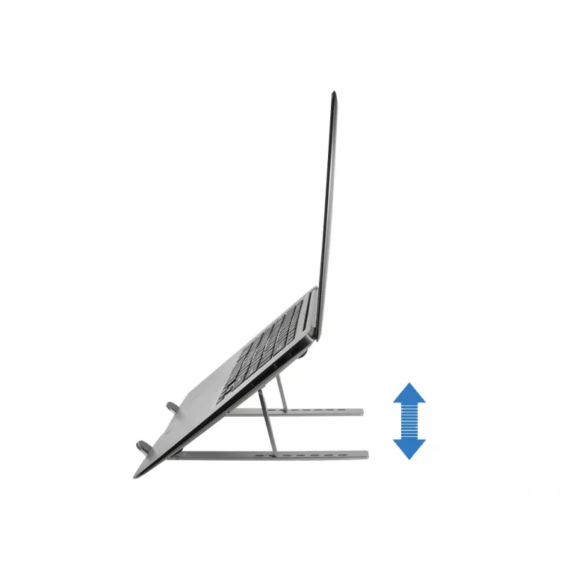 Conceptronic THANA04S ERGO soporte refrigerador plegable para portátil de aluminio