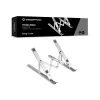 Conceptronic THANA04S ERGO soporte refrigerador plegable para portátil de aluminio