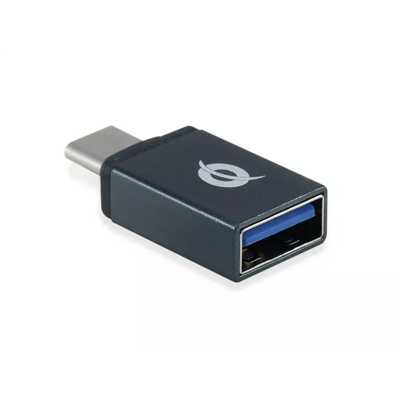 Hub USB Conceptronic HUBBIES hub USB 3.0 de 4 puertos con adaptador USB-C OTG