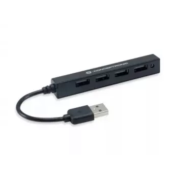 Hub USB Conceptronic HUBBIES hub USB 2.0 de 4 puertos