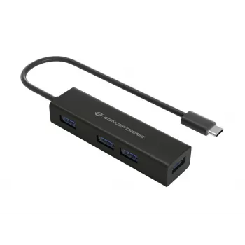 Conceptronic HUBBIES hub USB-C a USB 3.0 de 4 puertos