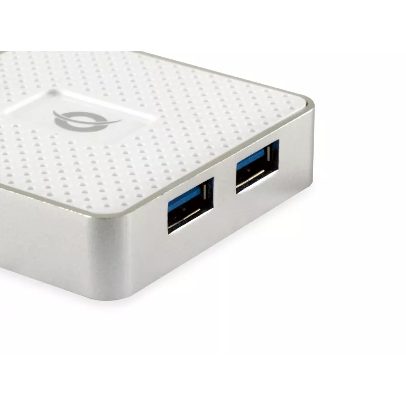 Conceptronic HUBBIES03W hub de interfaces USB 3.2 Gen 1 (3.1 Gen 1) Micro-B 5000 Mbit/s blanco