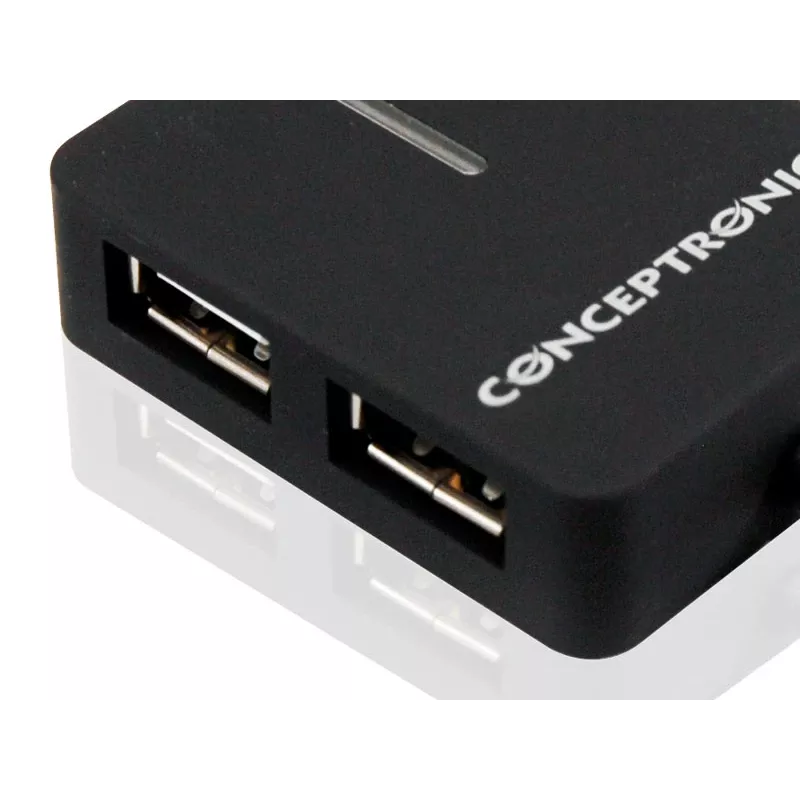 Conceptronic Travel hub USB de 4 puertos