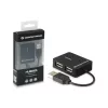 Conceptronic Travel hub USB de 4 puertos