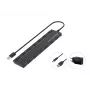 Conceptronic HUBBIES19BP hub USB 3.0 de 7 puertos con fuente de alimentación, cable de 90 cm, interruptor individual, USB 3.2 Gen 1