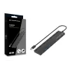 Conceptronic HUBBIES19BP hub USB 3.0 de 7 puertos con fuente de alimentación, cable de 90 cm, interruptor individual, USB 3.2 Gen 1