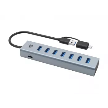 Conceptronic HUBBIES21G hub USB 3.0 de 7 puertos, 5 Gbit/s, USB-A x 7