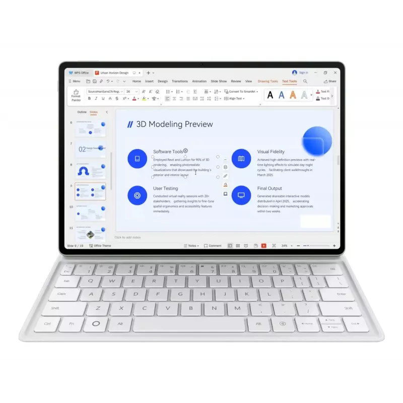 HUAWEI MatePad 12 X tableta, 12 GB de RAM, 256 GB, Wi-Fi, con teclado