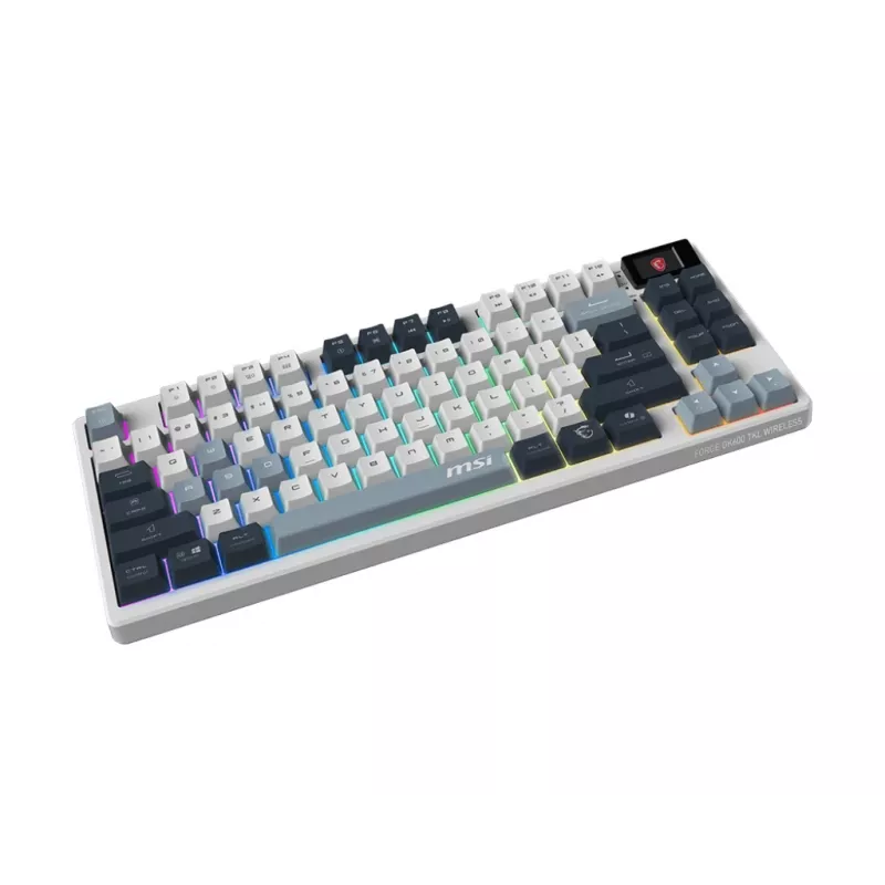 MSI Forge GK600 TKL Wireless Sky Teclado gaming, distribución DE (QWERTZ)