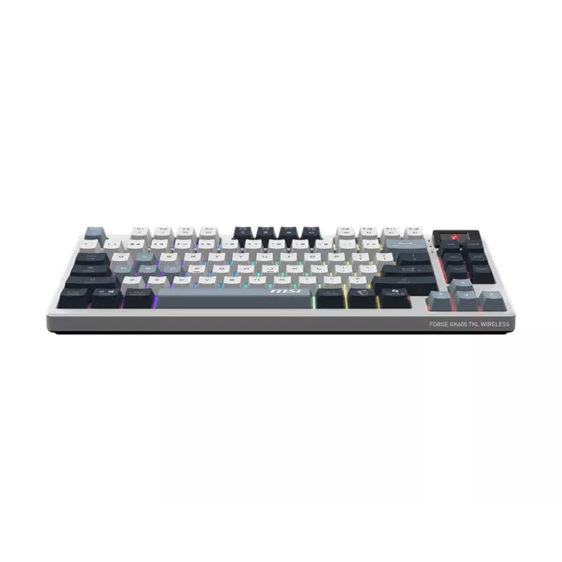 MSI Forge GK600 TKL Wireless Sky Teclado gaming, distribución DE (QWERTZ)