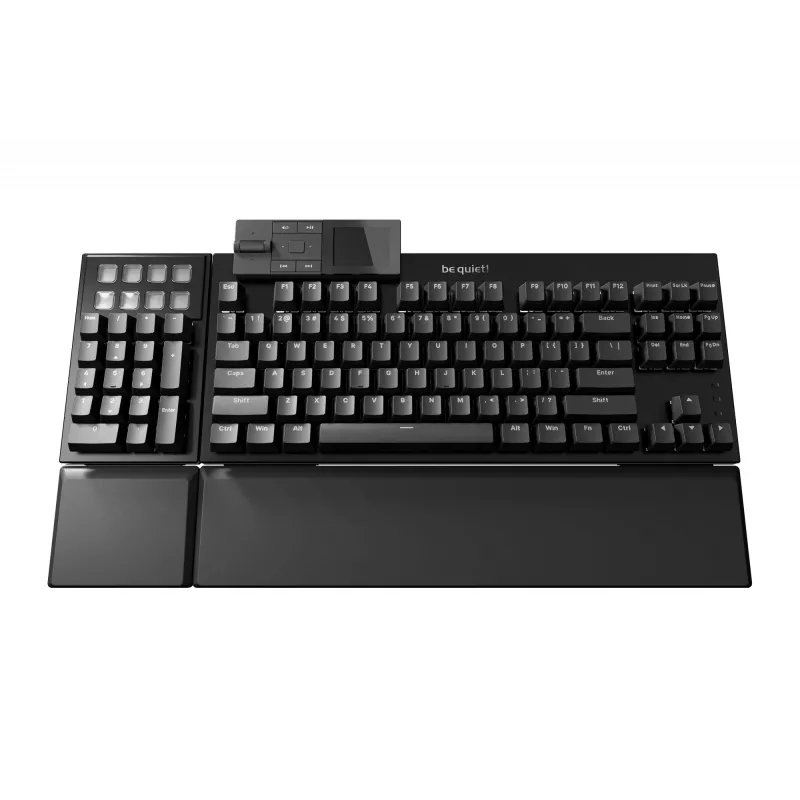 Teclado be quiet! Dark Mount Silent Linear DE ISO Gaming USB QWERTZ Alemán Negro